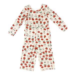 Hanna Andersson Apple Of My Eye Romper Jumpsuit Size 4 / 100